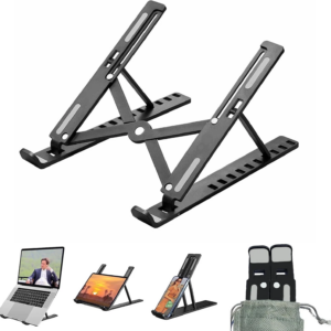 Soporte Plegable de Aluminio para Portátil y Tablet 7 Ángulos